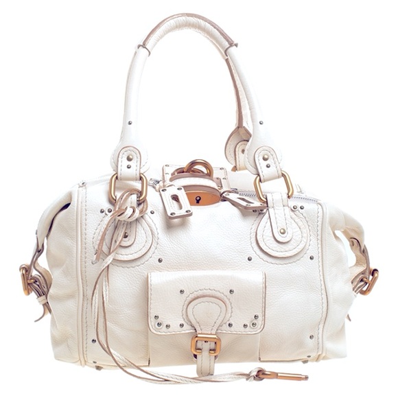 Chloe Handbags - Chloe Large Paddington Satchel RARE Off White/Cream Color Excellent Cond…
